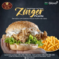 Hambúrguer de Frango Zinger Picante