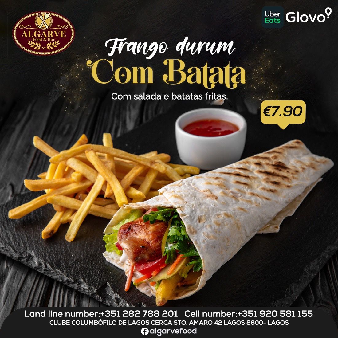 Frango durum Com Batata